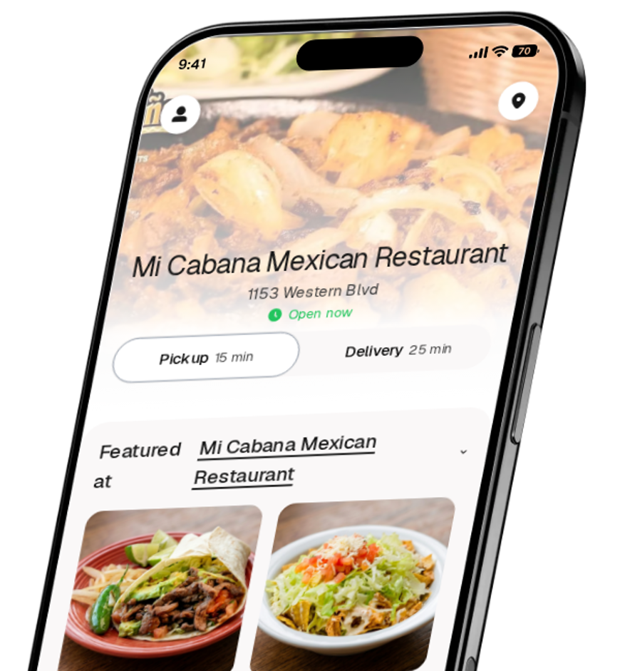 Mi Cabana Mexican Restaurant app preview
